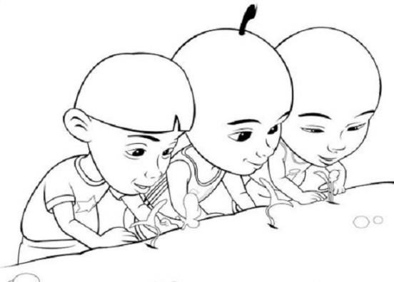 Gambar Mewarnai Upin Ipin Gambar Mewarnai Upin Ipin