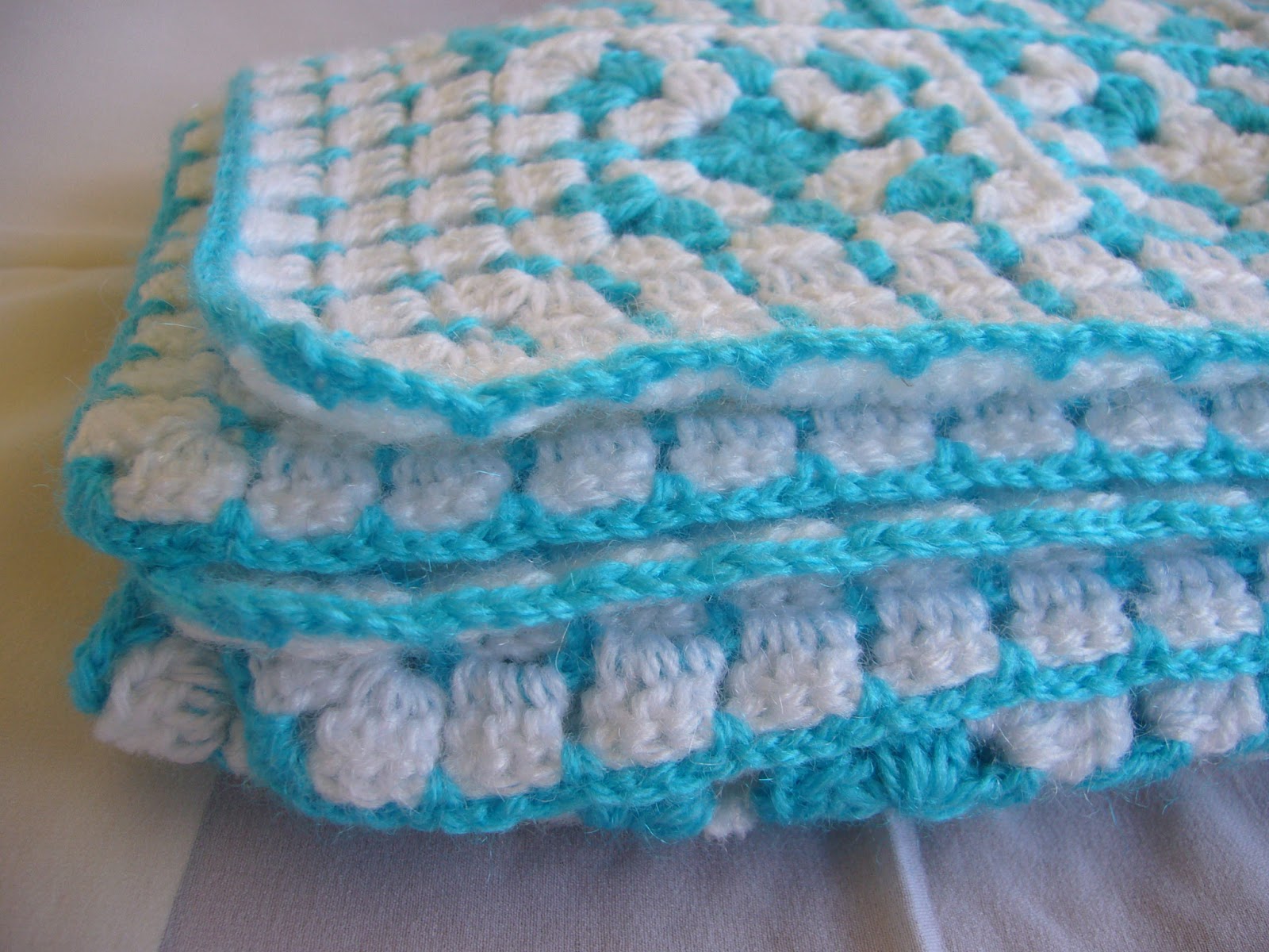 Crochetkari Granny Square Baby Blanket