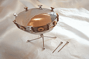Timbal, ejemplo de instrumento membranófono Timbal, ejemplo de instrumento membranófono