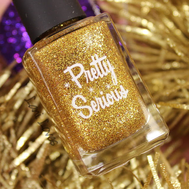 Pretty Serious Tarnished Tinsel nail polish swatches & review