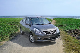 new Nissan sunny Dci front view