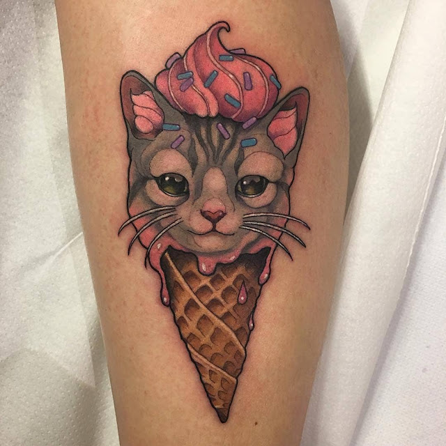 Tatuagens de sorvete para as mulheres Tatuagens de sorvete para as mulheres