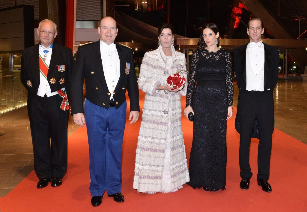 Prince Albert II of Monaco, Princess Caroline of Hanover, Tatiana Santo Domingo and Andrea Casiraghi 