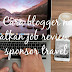 7 Cara blogger nak dapatkan job review dan sponsor travel.