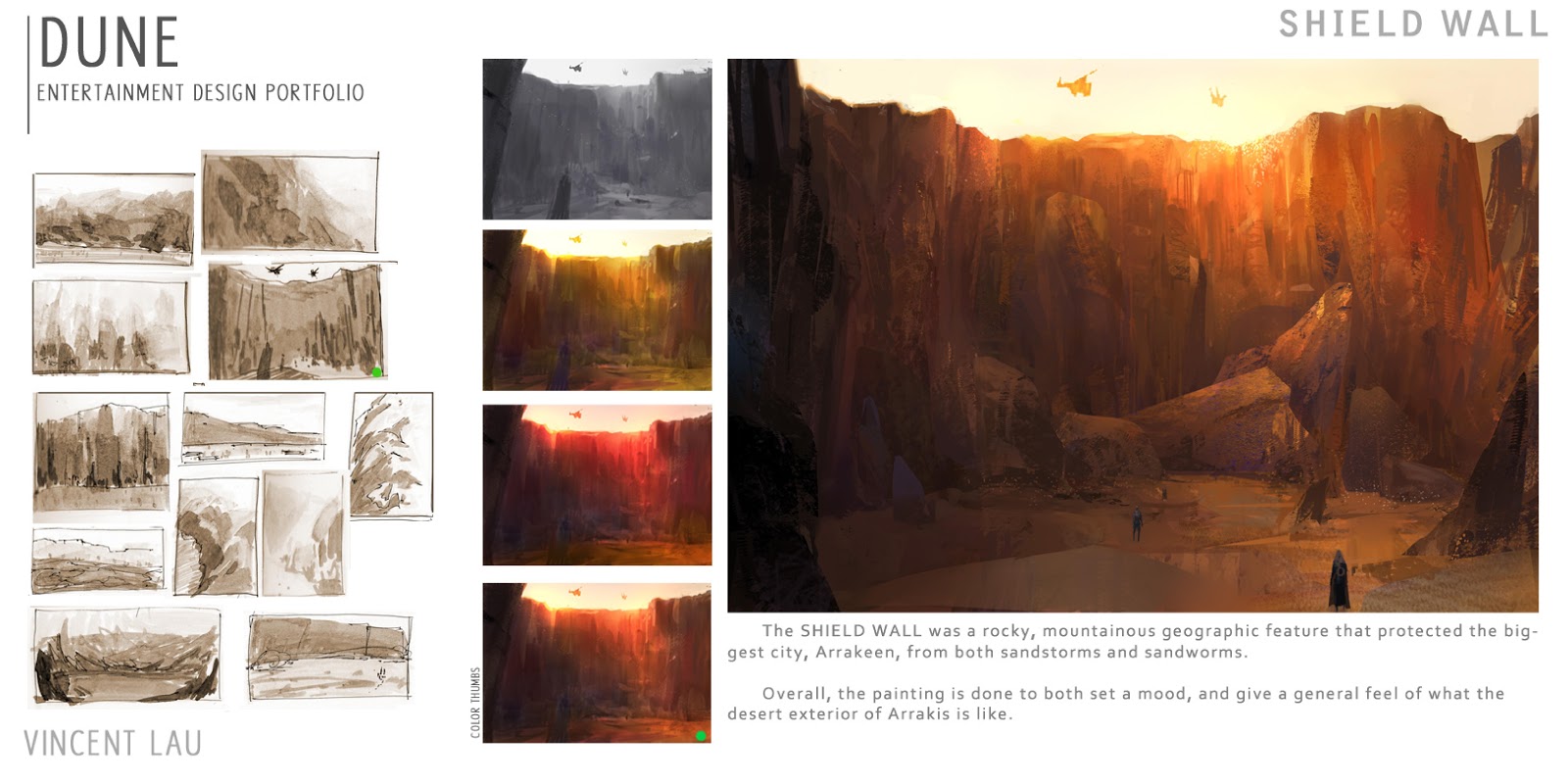 VINCENT LAU ART Art Center Entertainment Design Fall '13 Portfolio