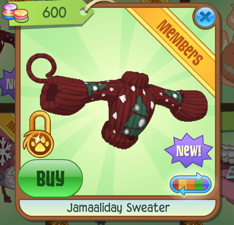 Animal Jam Graphic Central! Jamaaliday Gift 9 + Jamaaliday Sweater!