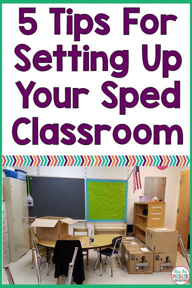 Here are 5 concepts to plan for before you begin to set up your special education classroom. These tips are for self-contained classes, life skills programs, autism classrooms and general special education programs. 