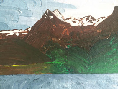 Yona Brodeur_Alaskan Impression Artist Mountain Range Kodiak Island Landscape