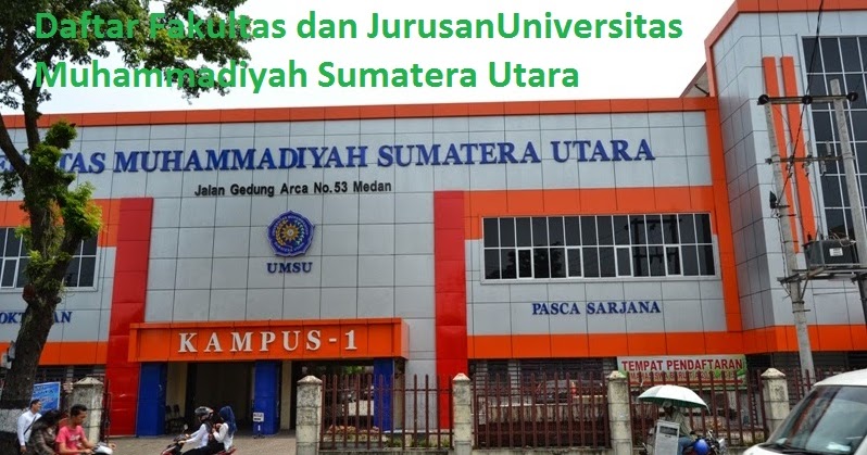 Daftar Fakultas Dan Jurusan Umsu Universitas Muhammadiyah Sumatera