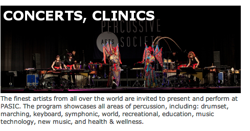 Drum blogs: ★PASIC 2014 - NOVEMBER Schedule Update