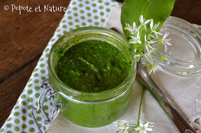 pesto à l'ail des ours © Popote et Nature pesto à l'ail des ours © Popote et Nature