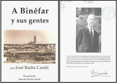 "A Binéfar y sus Gentes" de José Badía Cardil