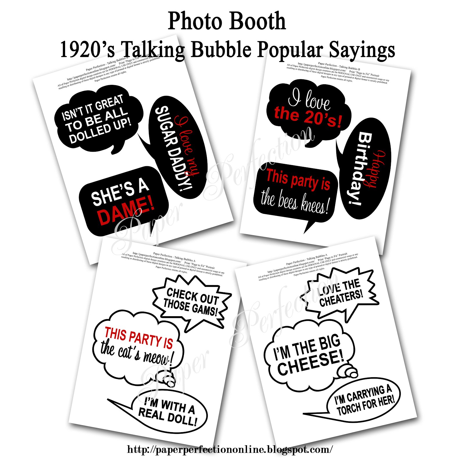 Paper Perfection: Printable Picture Booth Indications and Props picture regarding Photo Booth Sign Printable titled Paper Perfection: Printable Picture Booth Symptoms and Props