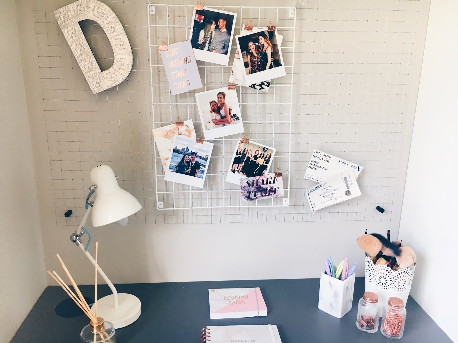 How I Made A PinterestInspired Wire Grid Memo Board DIY With Daisy
