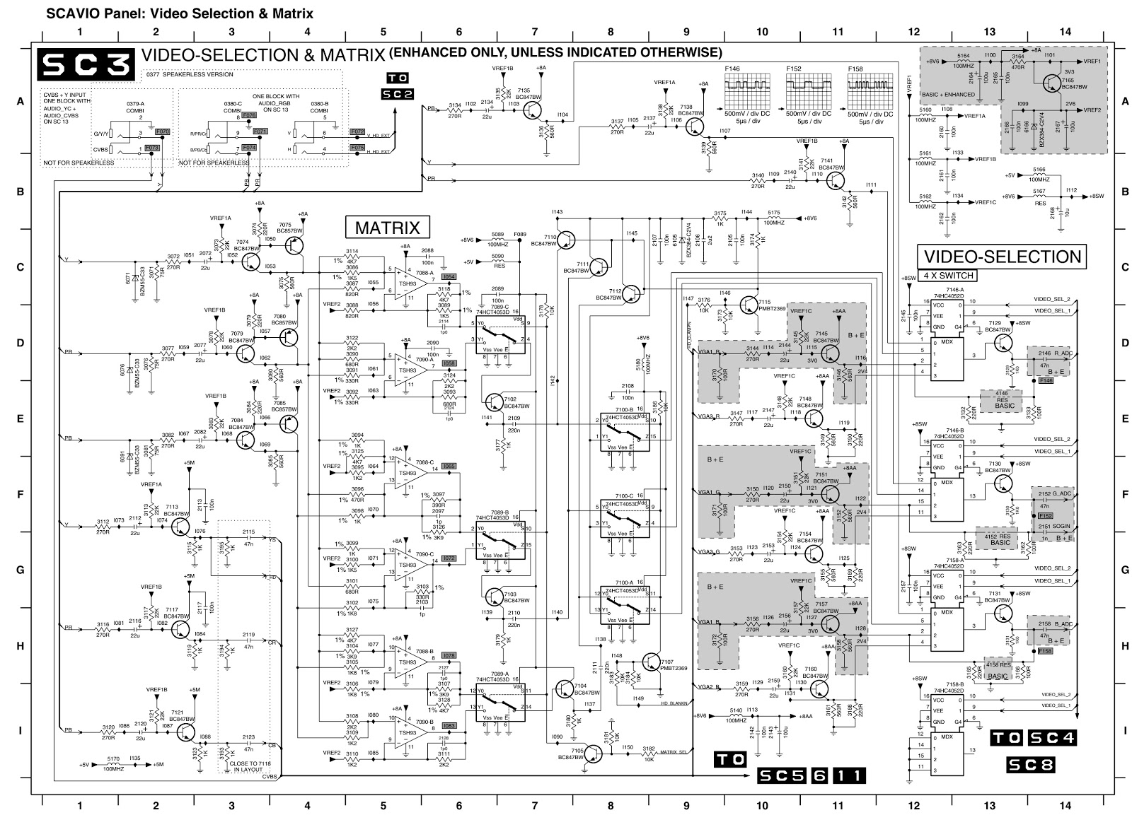 Schematic Diagrams: Philips FM 23 - Plasma Display - Main board