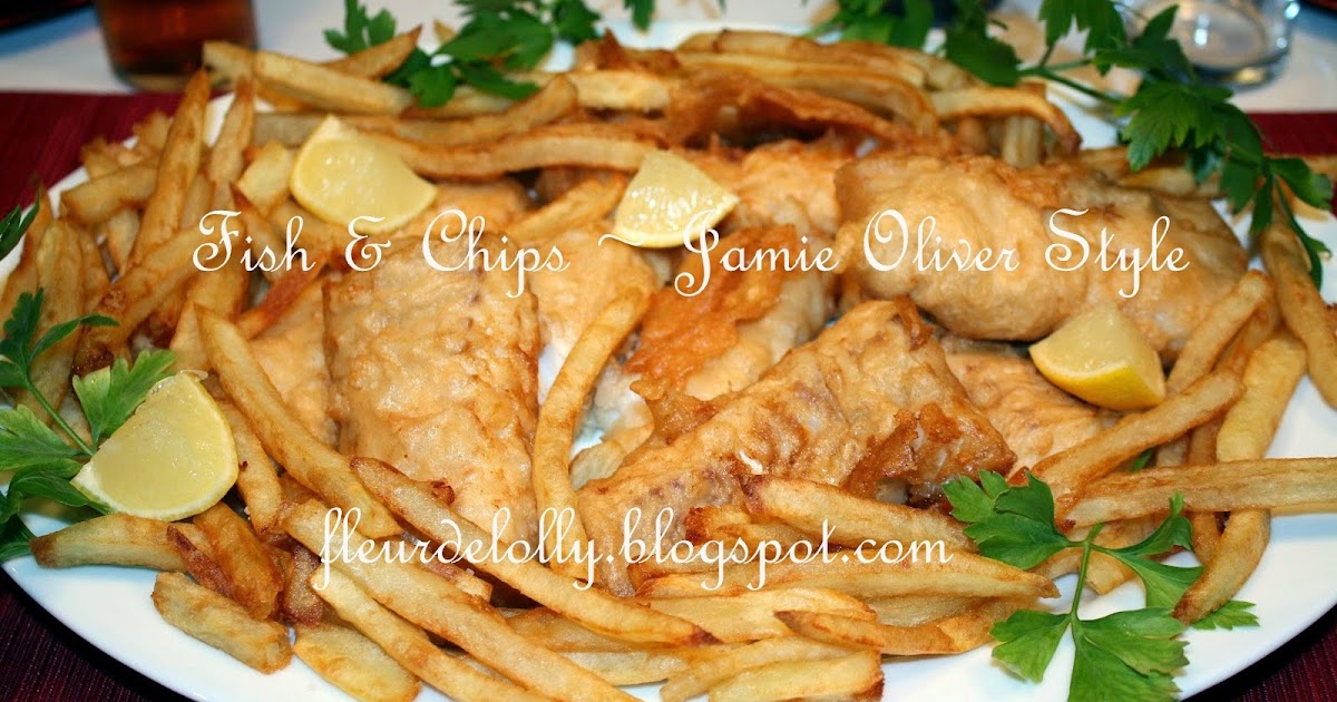 Fleur de Lolly Fish and Chips Jamie Oliver style