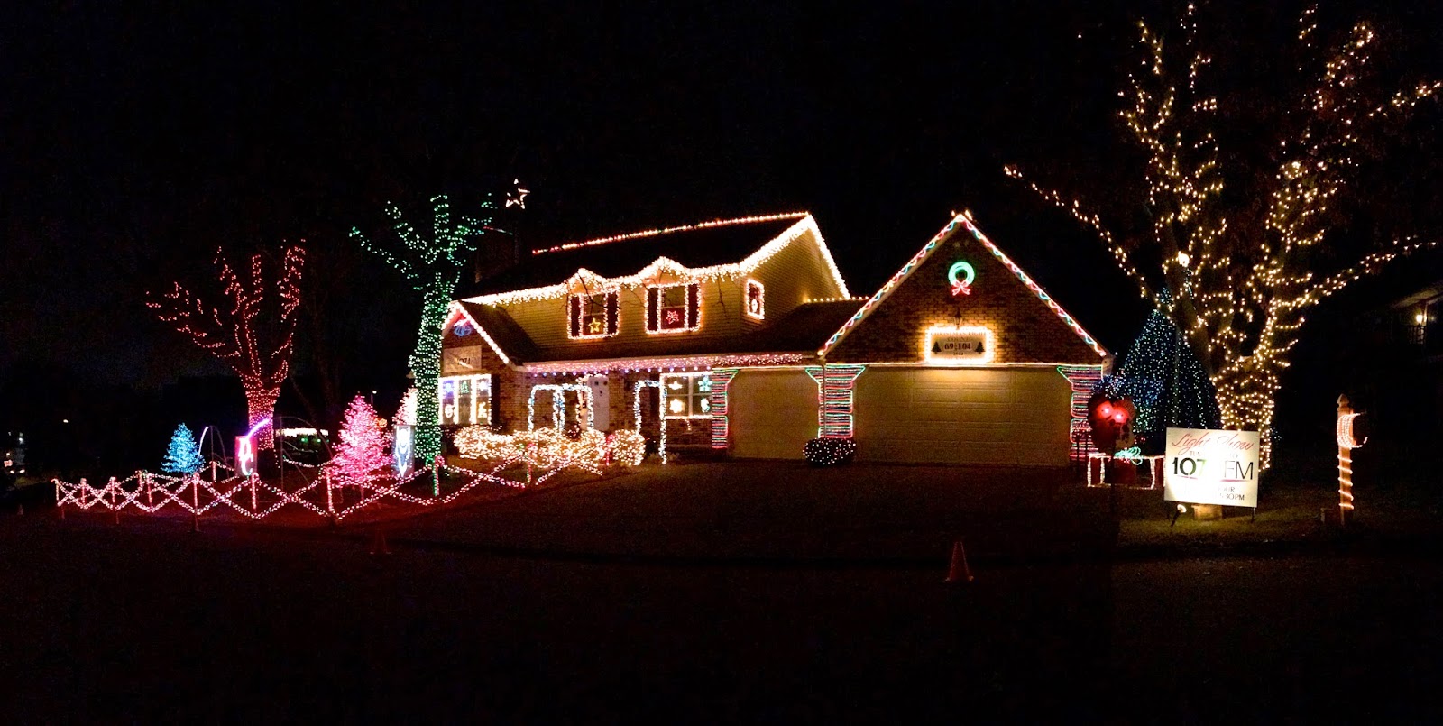 This Little House of Mine: Christmas Lights by the River