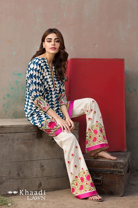 khaadi 2 piece lawn 2019