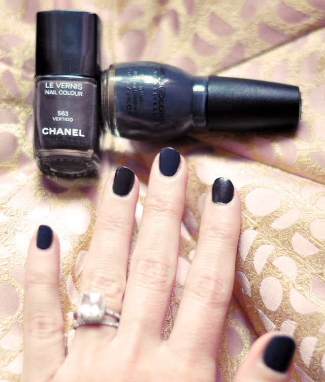 nail polish comparison, Chanel vs Sinful Colors