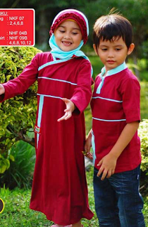 Inspirasi Desain  Pakaian Muslim  Anak  yang Simpel dan 