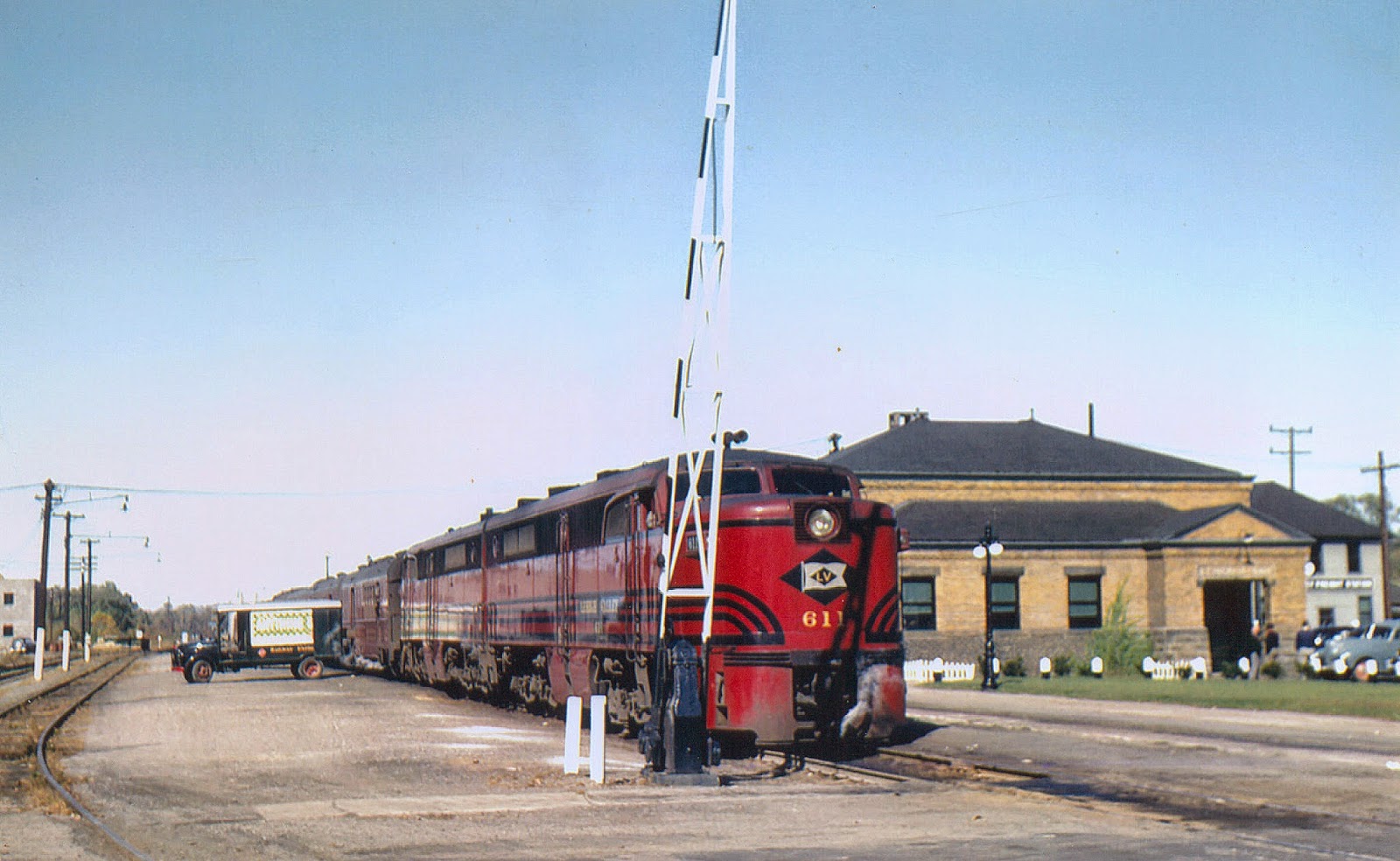 Vintage Railroad Pictures Lehigh Valley Passenger Train Discontinuances