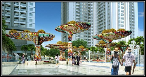 Quảng trường Ruby chung cư Goldmark City quang-truong-ruby-chung-cu-goldmark-city