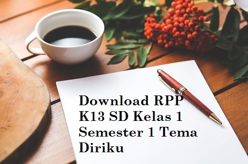 Download RPP K13 SD Kelas 1 Semester 1 Tema Diriku