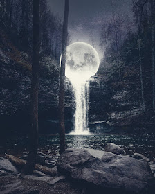 05-Moon-Waterfall-Okan-Ozel-www-designstack-co