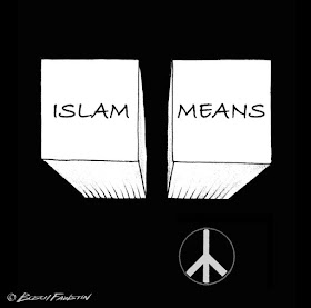 Islam means by Bosch Fawstin