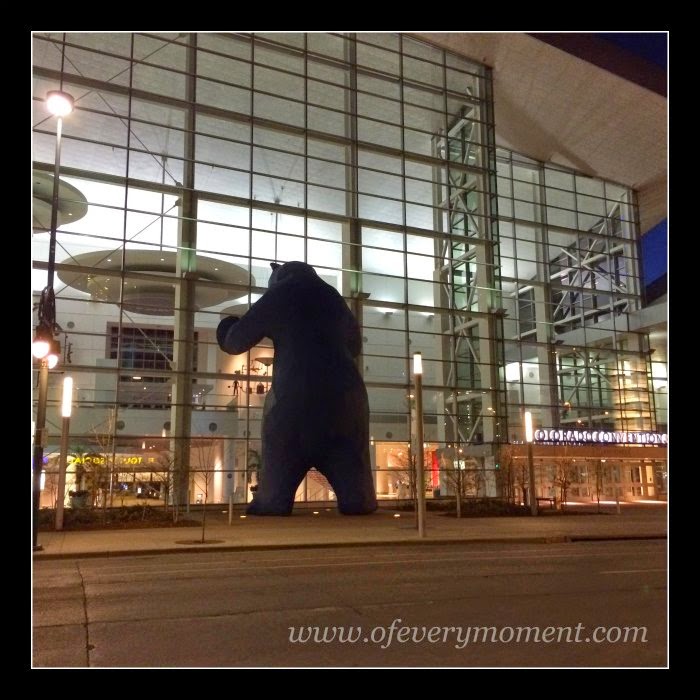 Bear statue, Colorado convention center