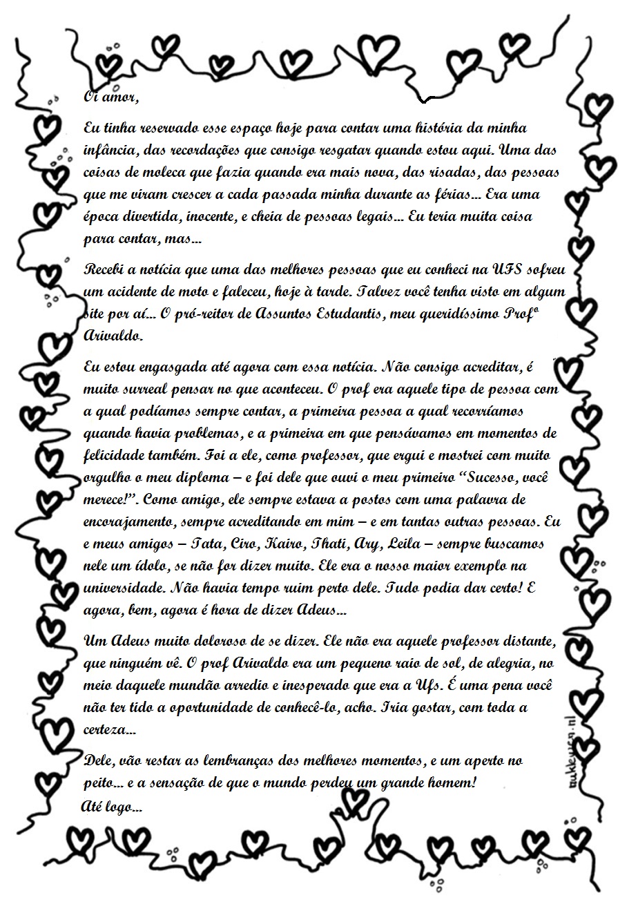 Cartas para Você: Um Adeus