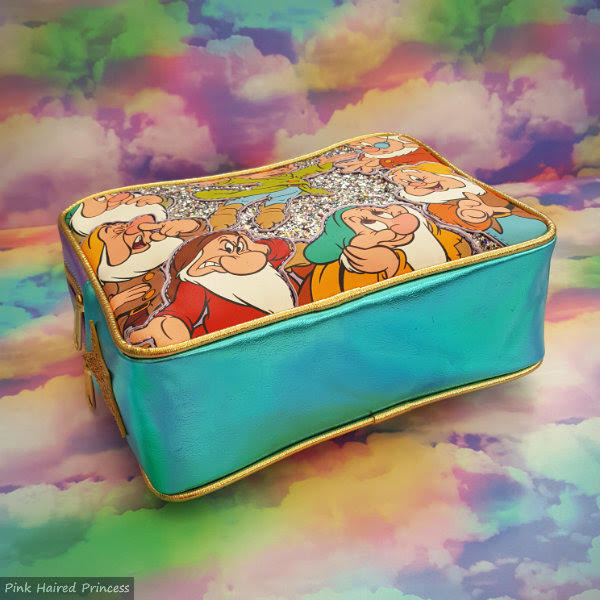 Fairest In The Land Bag turquoise base turquoise metallic base of handbag flatlay