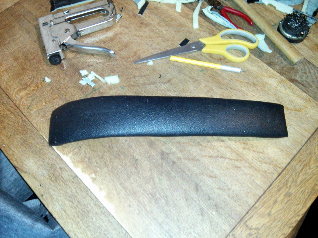 The Shed And Beyond Recovering office chair arms