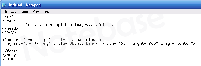 Menyisipkan Gambar dalam HTML | NoteBase