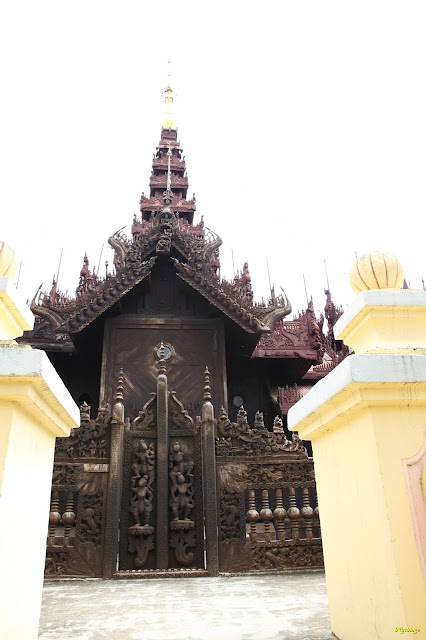10-08-16. Mingun, monasterio Shwe In Bin, templo Mahamuni Buda y mercado Zay Cho - Objetivo Birmania (6)