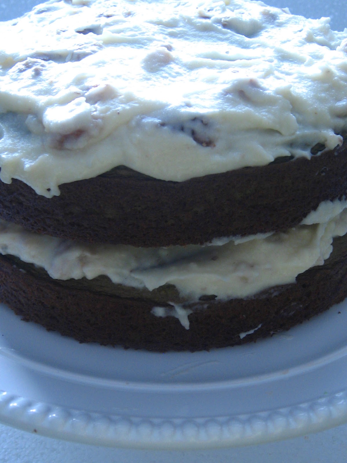 Buttercream with Walnut Frosting Using a Vitamix Blender