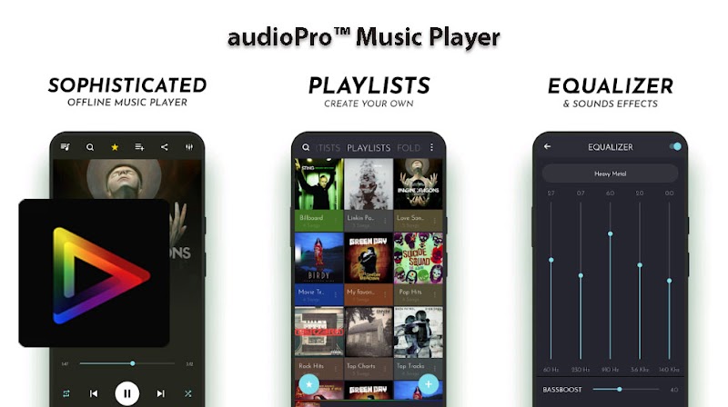 audioPro Music Player 1.0.1 For Android
