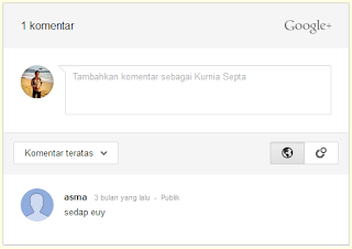 Cara Mengaktifkan Google+ Kotak Komentar di Blog