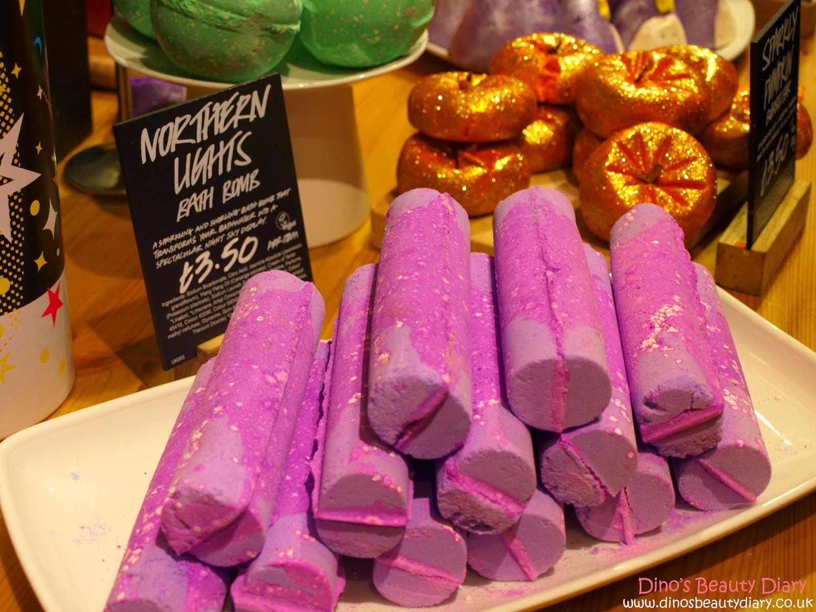 Dino's Beauty Diary - Lush Nottingham Bloggers Event - Northern Lights Bubble Bar