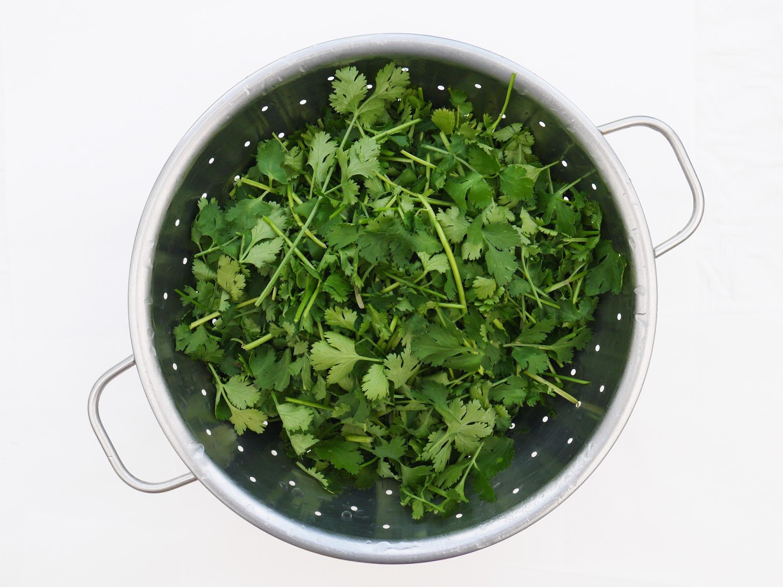 This Muslim Girl Bakes Fresh Coriander + Mint Chutney.