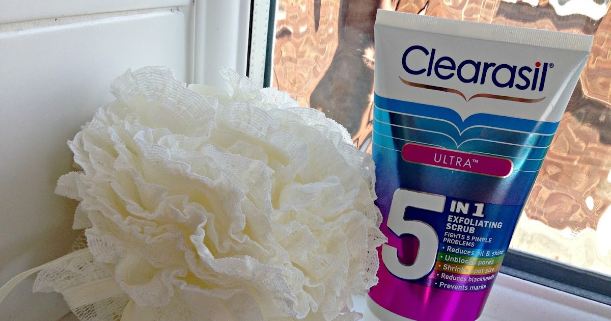clearasil exfoliating scrub
