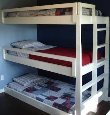 Triple Bunk Bed, How To Make A Triple Bunk Bed