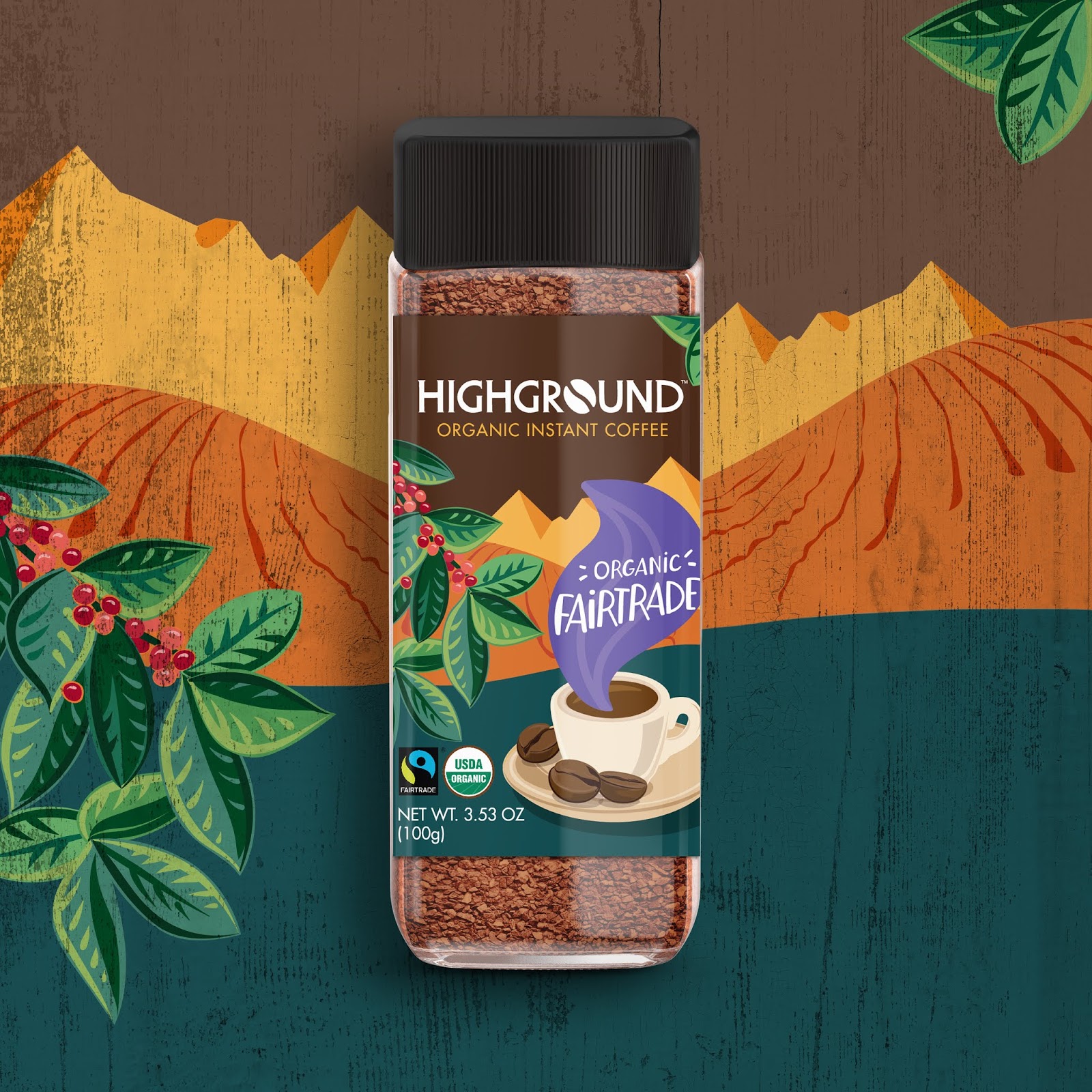 Highground Instant Coffee Packaging Of The World