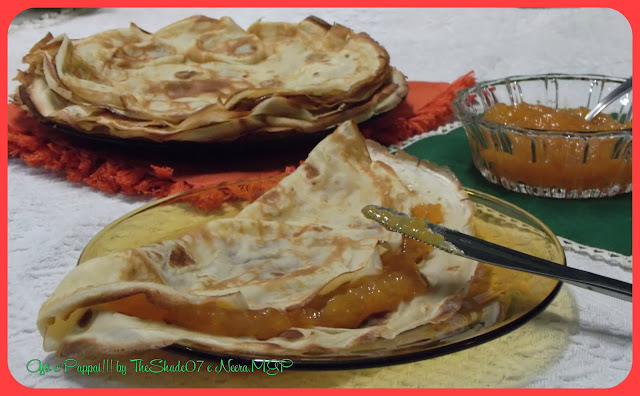 Fotografia del dessert Le crêpes dolci