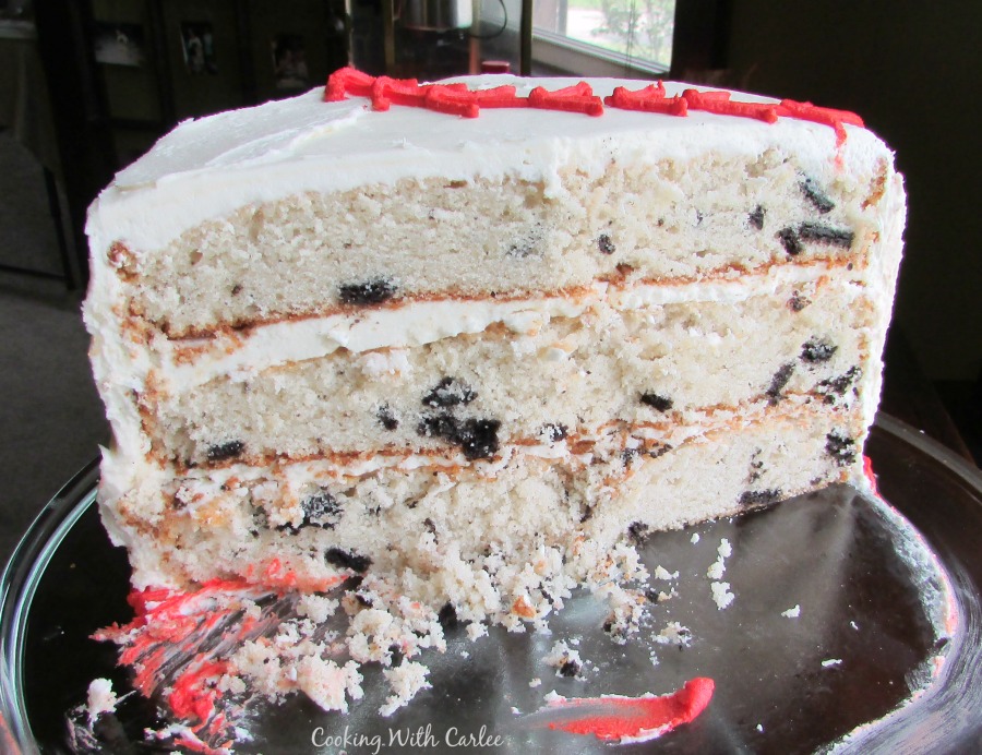 Cooking With Carlee Homemade Cookies and Cream Layer Cake