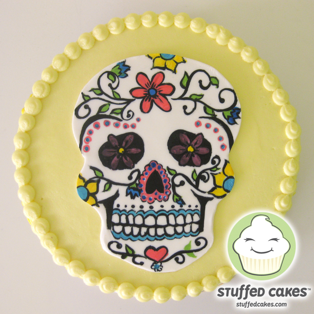 Stuffed Cakes Sugar Skull Cake