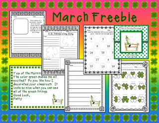 Classroom Freebies Too: Free March Printables - No Prep!