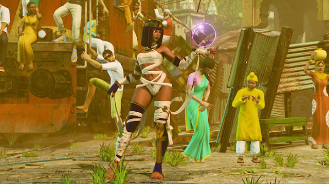 Street Fighter Menat in Battle Costume