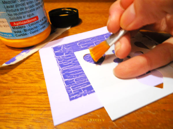 caja mini madera craquelado 