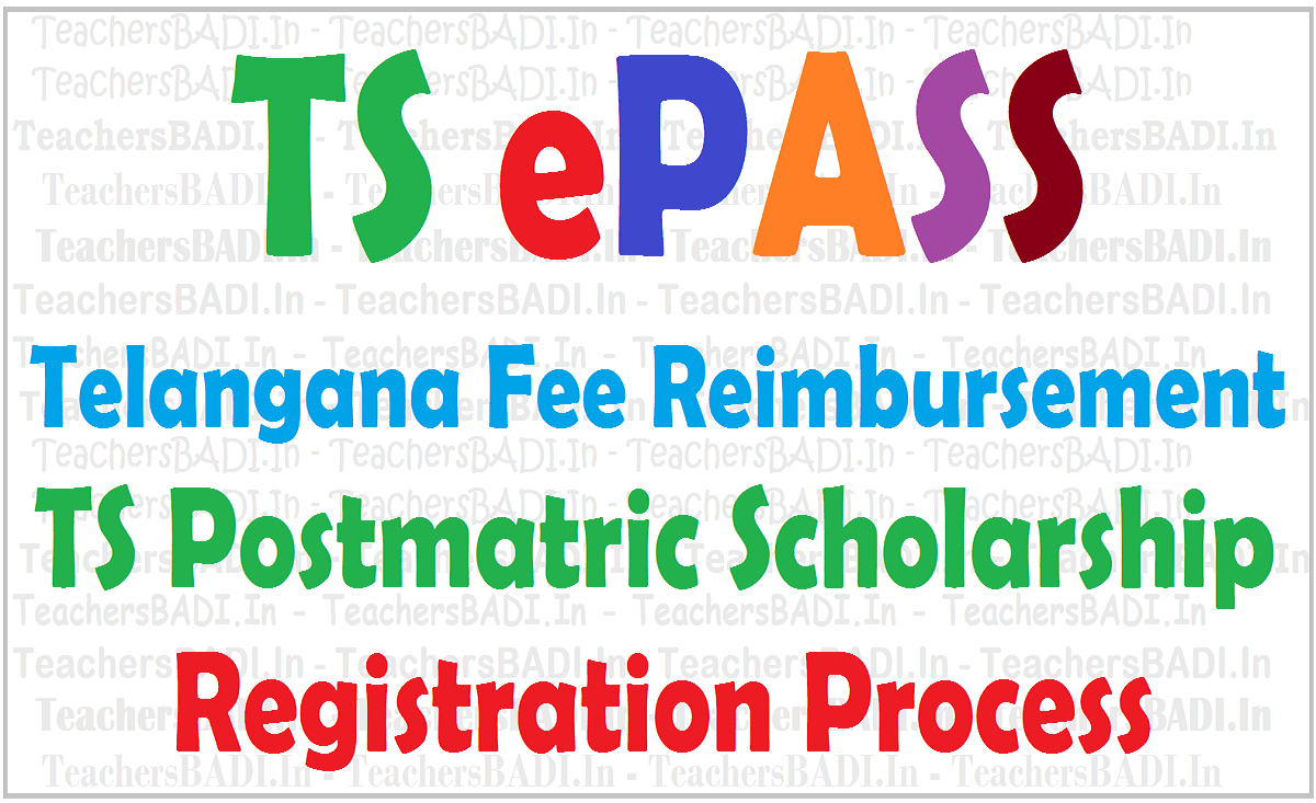 Telangana Fee Reimbursement Postmatric Scholarship Registration Process